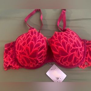 Savage X Fenty Red Push-Up Bra